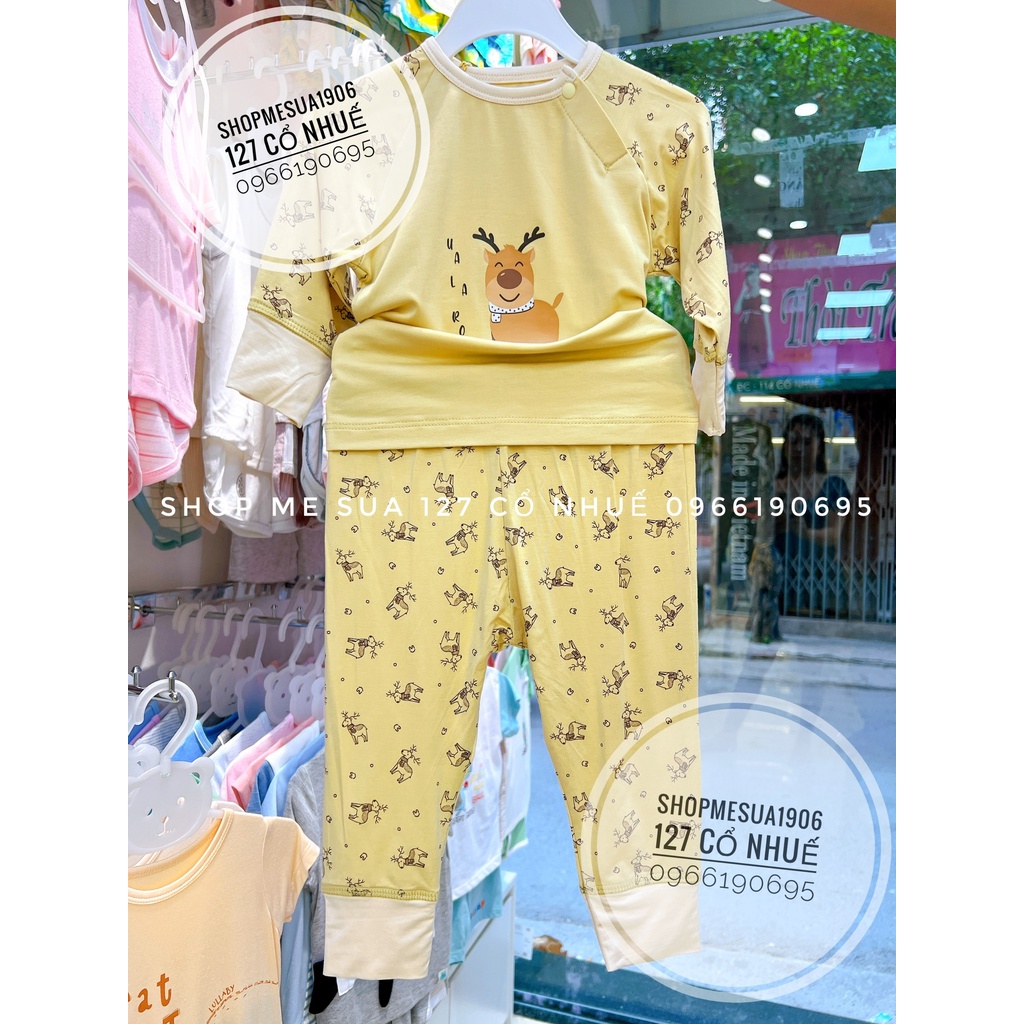 UALAROGO Bộ Dài Tay Phong Cách Hàn Quốc Hàng Chính Hãng