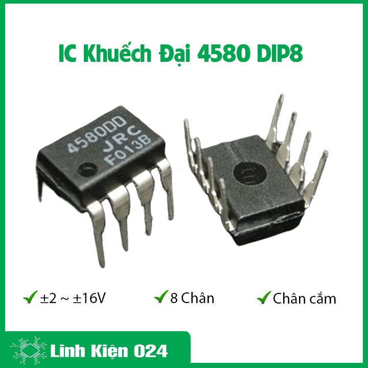 IC Khuếch Đại 4580 DIP 8