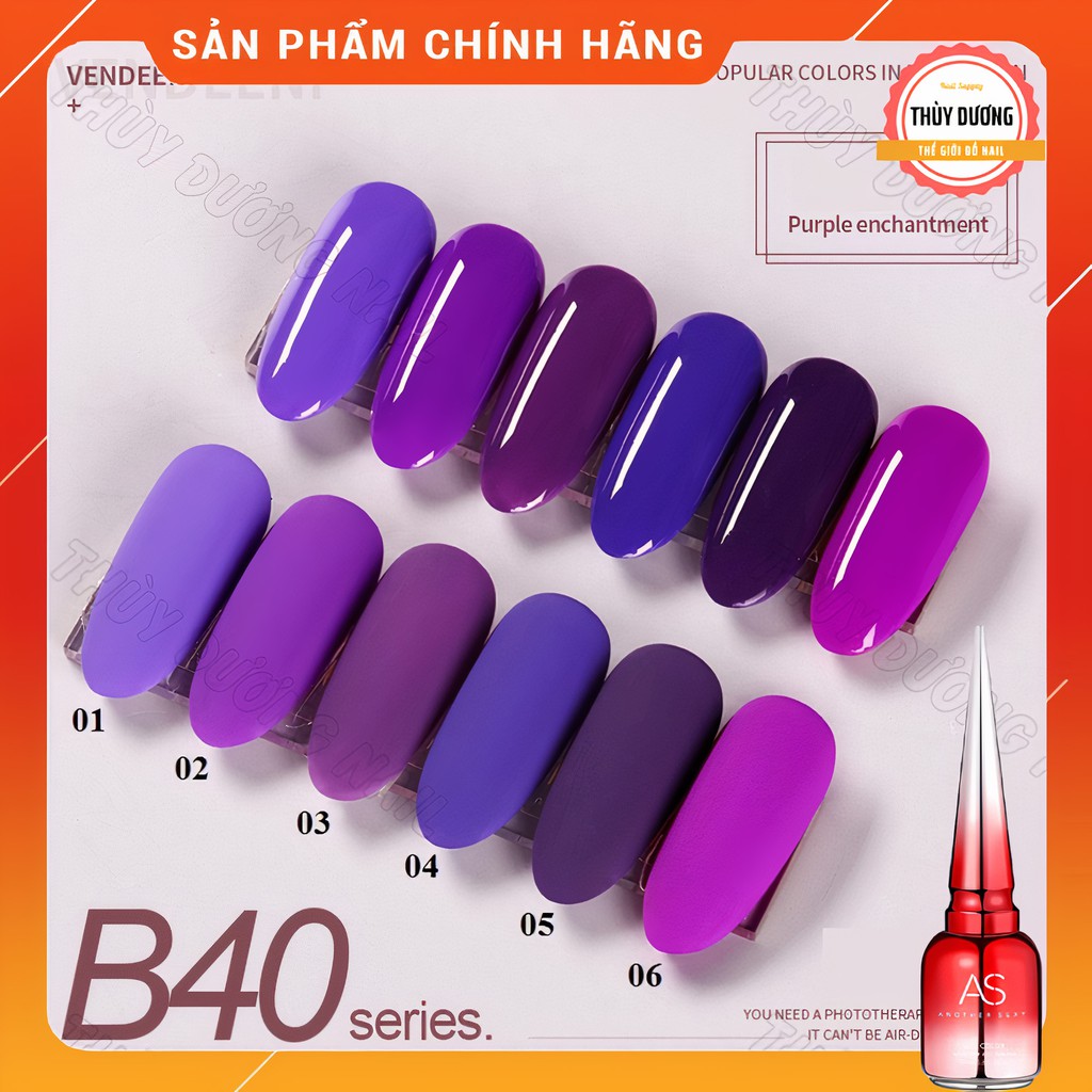 Sơn AS chính hãng chai đỏ mã B40 15ml