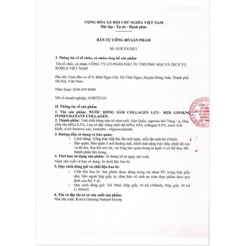 collagen lựu đỏ | Thế Giới Skin Care