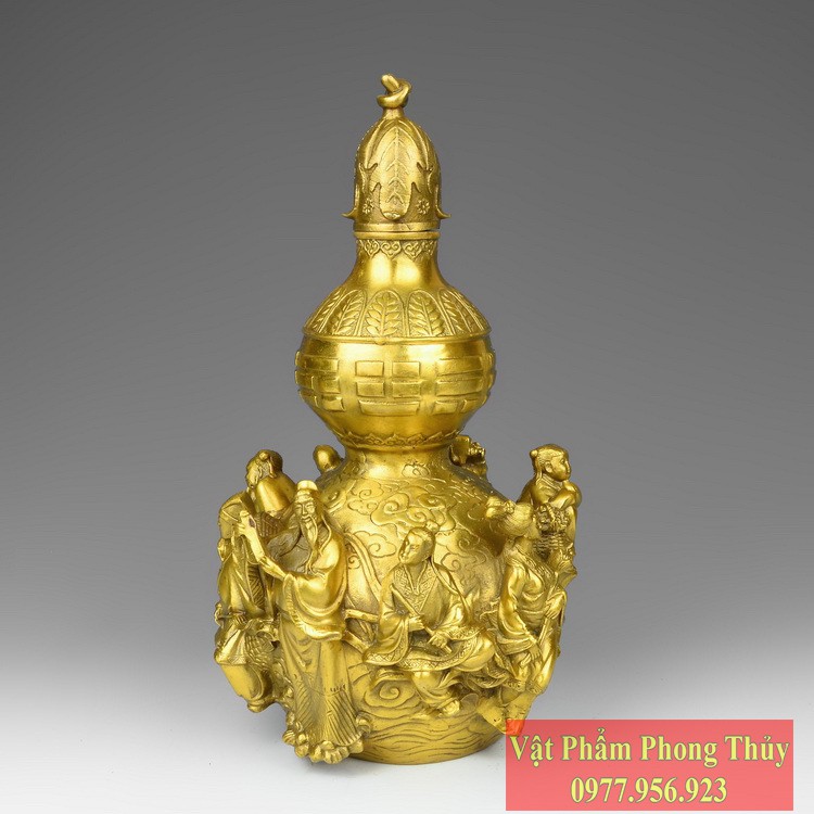 HỒ LÔ ĐỒNG NGUYÊN CHẤT-HỒ LÔ BÁT TIÊN 28cm