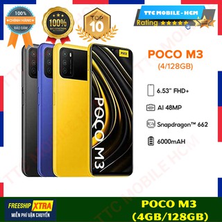 Điện thoại Xiaomi POCO M3 128GB Chính hãng |BH Điện Tử 18 Tháng