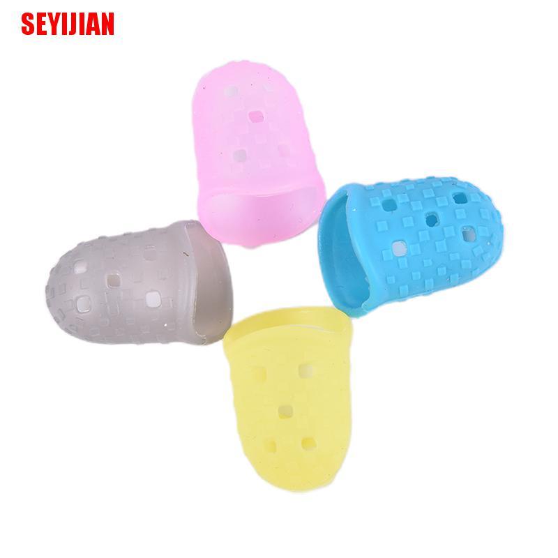 Set 10 Găng Tay Silicone Bảo Vệ Ngón Tay Chống Trượt Khi Chơi Guitar