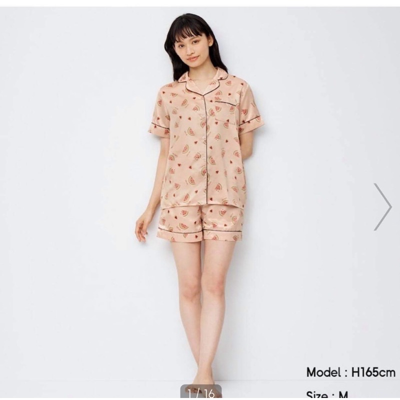 Bộ ngủ Gu Pizama cộc tay Nhật bản