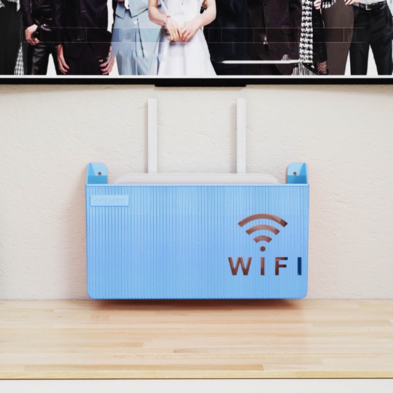 Hộp Đựng Bộ Định Tuyến Wifi Dây Plus Gắn Tường Sắp Xếp Gọn Gàng Cho Phòng Khách / Phòng Ngủ
