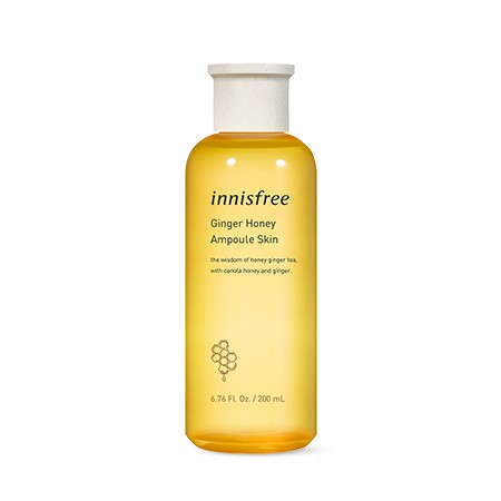 [mẫu mới] Nước Hoa Hồng Từ Gừng &amp; Mật Ong Innisfree Ginger Honey Ampoule Skin 200ml