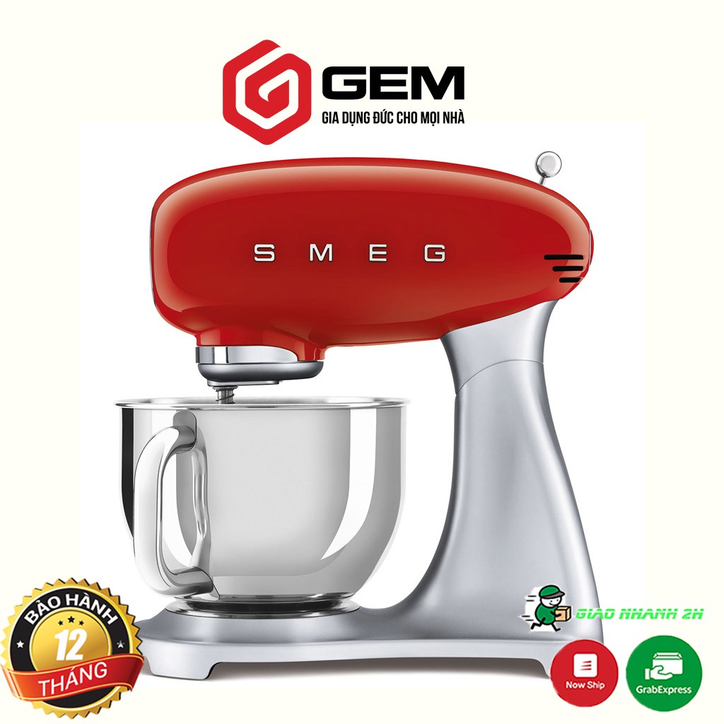 Máy Trộn Bột SMEG SMF02PKEU nhiều màu sắc.