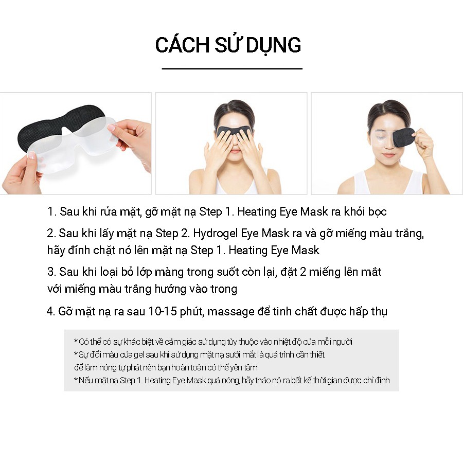 Mặt Nạ Nhiệt Thư Giãn Cho Mắt 2 trong 1 COMOTREE EYE CARE HEATING MASK_Mỹ phẩm Hàn Quốc chính hãng