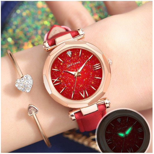 ĐỒNG HỒ NỮ DÂY DA GENEVA DÂY DA LỘN GE2 MẶT SỐ LA MÃ CỰC ĐẸP | BigBuy360 - bigbuy360.vn