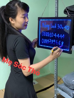 Bảng led viết tay 30x40cm ( hàng có sẵn)