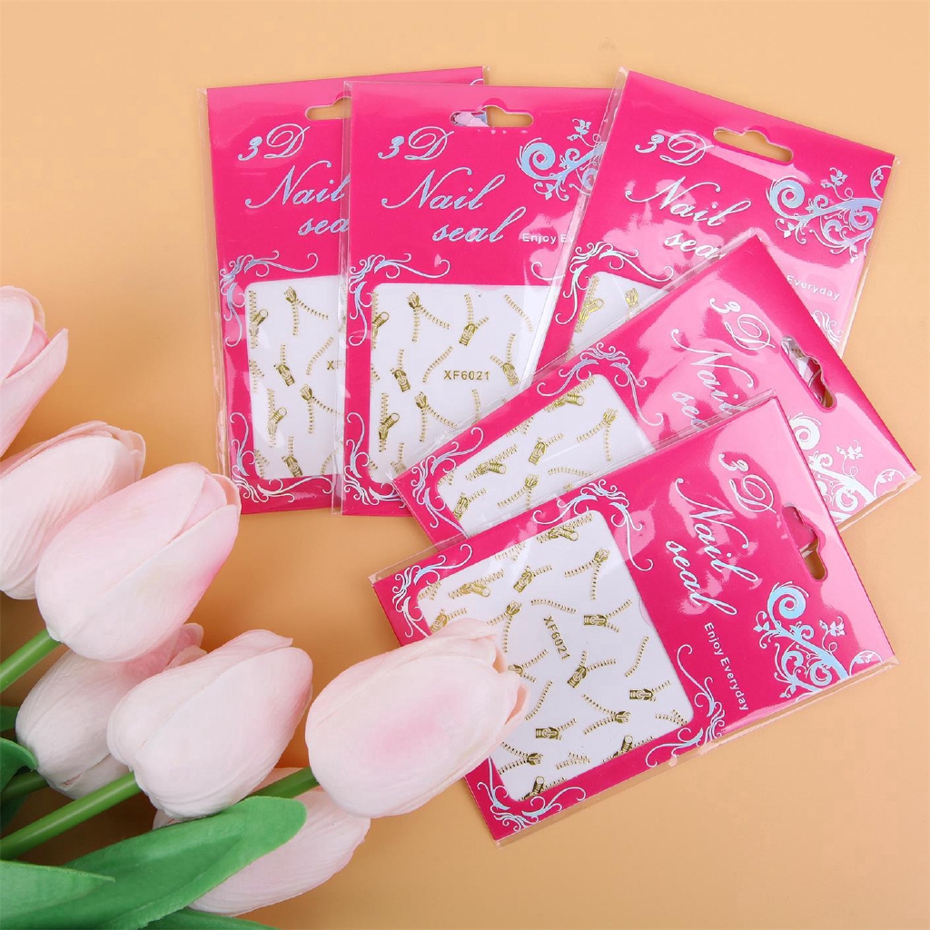 1 Tờ Miếng Dán Trang Trí Móng Tay 3d