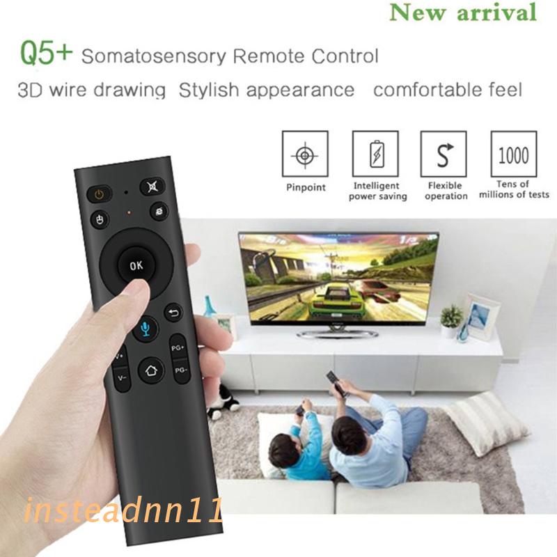 Chuột bay không dây điều khiển từ xa INSTEAD tương thích với TV Android Box 2.4G Q5