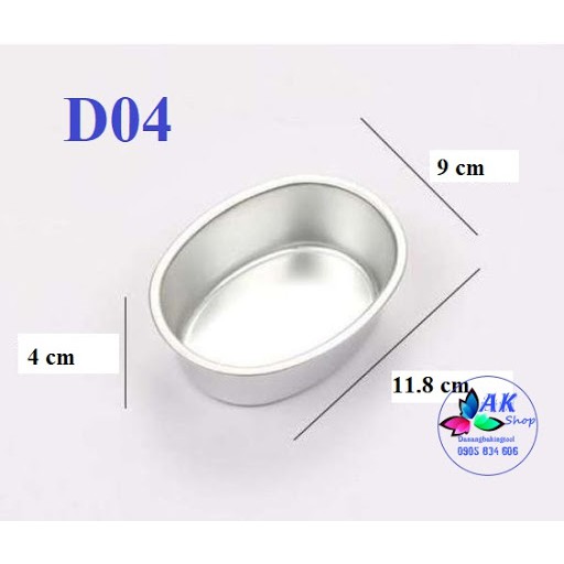 Khuôn oval mini D04