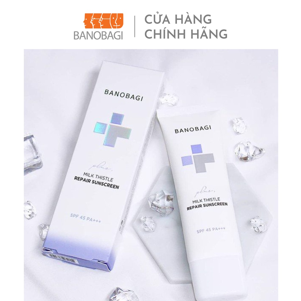 Kem Chống Nắng Phục Hồi BANOBAGI Milk Thistle Repair Sunscreen Plus 50ml