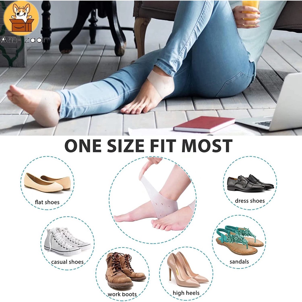 Đệm Gel Thoáng Khí Giảm Đau Gót Chân Tiện Dụng