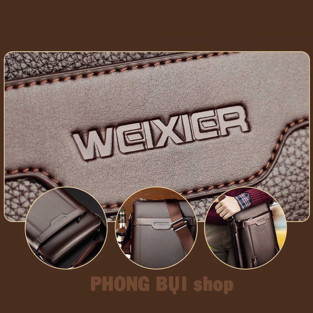 Túi Xách Da Nam Size To Đeo Chéo Đi Học Đựng Sách Vở Ipad, Ngăn Rộng Rãi, Túi Đeo Chéo Nam | BigBuy360 - bigbuy360.vn