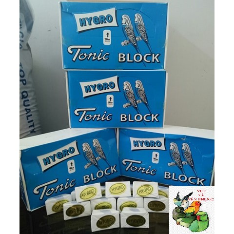 1 HỘP KHOÁNG TONIC BLOCK (40 VIÊN) CHO VẸT, YẾN PHỤNG