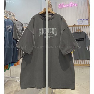 [P8730]🍿 Áo thun áo phông REDUCED form rộng unisex vải dày (Có sẵn/ảnh thật)