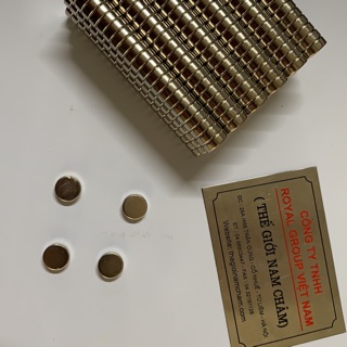 Nam châm viên đất hiếm 14x5mm