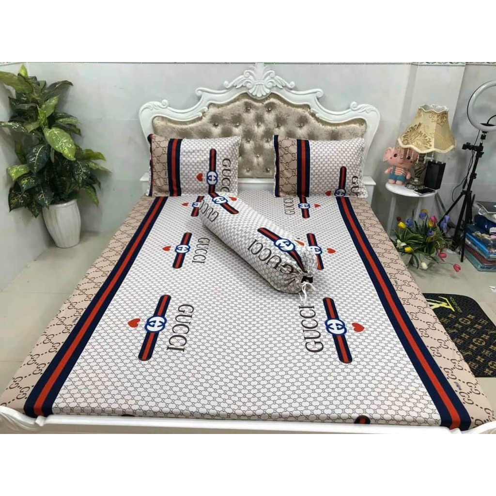 Drap thun lạnh Hàn Quốc ĐỦ SIZE, bộ 4 món