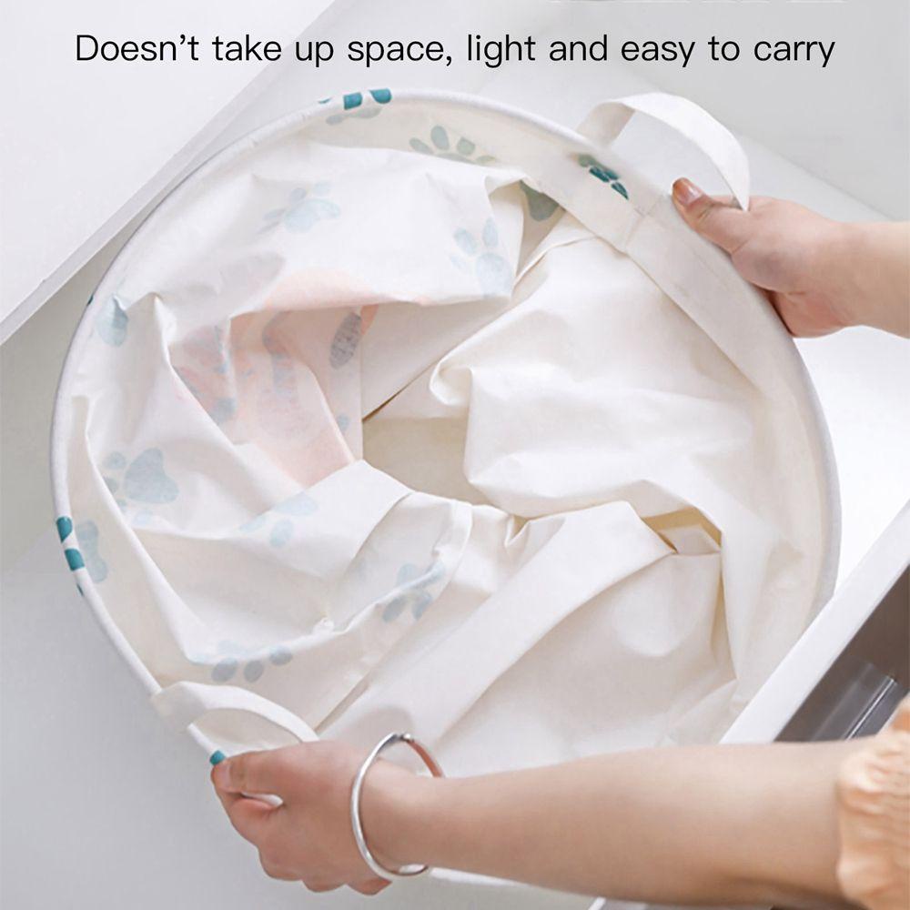 1 Giỏ Đựng Đồ Giặt In Hình Mèo Sức Chứa Lớn Tiện Dụng