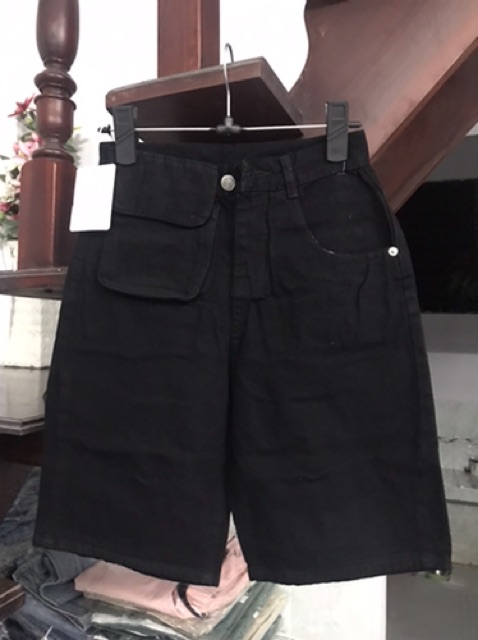 Quần ngố Jeans 4 màu kèm túi JEANS siêu đẹp | BigBuy360 - bigbuy360.vn