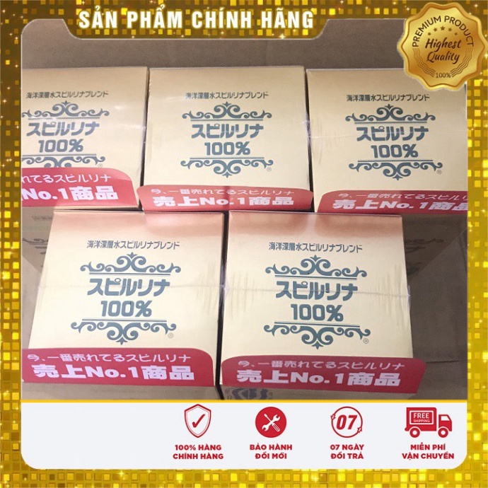 Date t10/2023 - Tảo Xoắn Spirulina Nhật Bản 2200 Viên