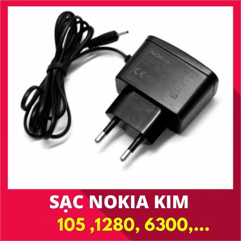 Bộ Sạc Chân Kim Chân Nhỏ nokia Tem Đỏ (Loại Xịn)