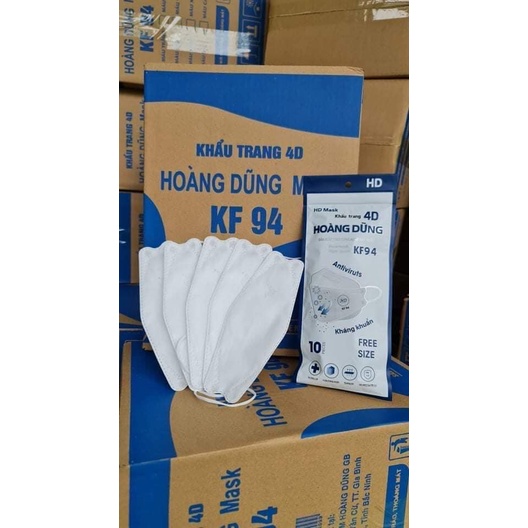 Khẩu Trang 4D KF94 HD MASK Chống Bụi Mịn Và Kháng Khuẩn Hàng Cao Cấp Hàn Quốc