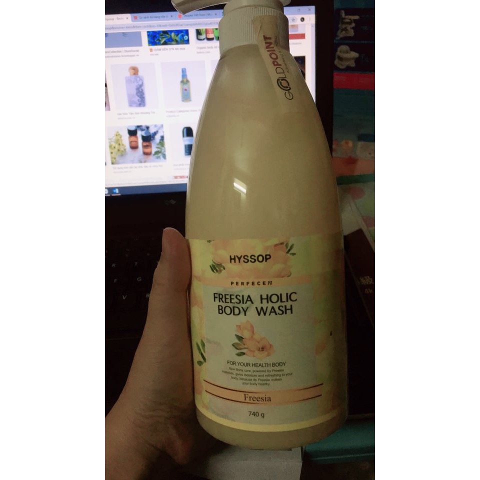 Sữa tắm Hyssop hương hoa Lan Nam Phi 740ml