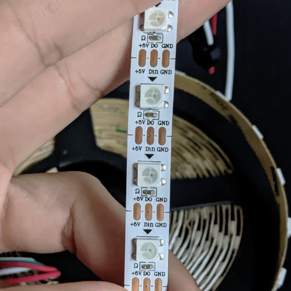 Dây led WS2812 5VDC [bán theo mét / nửa mét]