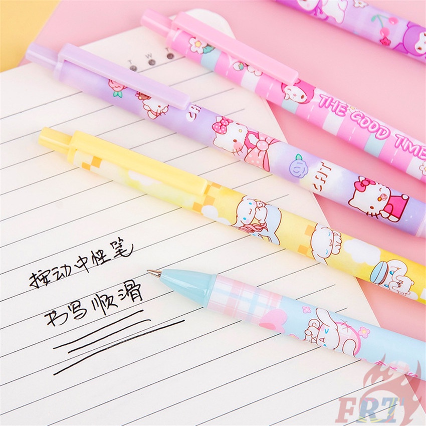 1 Cái ❀ Bút Sanrio Màu Kẹo ❀ Bút Mực Gel Hình Hello Kitty Cinnamoroll Kuromi My Melody Dễ Thương Cho Trường Học/Văn Phòng