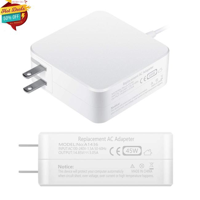 POWER Bộ Sạc Nam Châm Cho Macbook Air 11 13 Inch Ac 45w Magsafe1