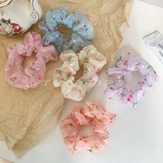 Cột tóc scrunchie hoa 🎀🎀🎀