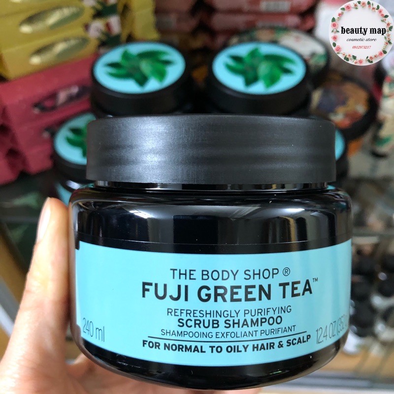 Dầu Gội Tẩy Tế Bào Chết Cho Da Đầu Fuji Green Tea™ Refreshingly Purifying Scrub Shampoo 240ml