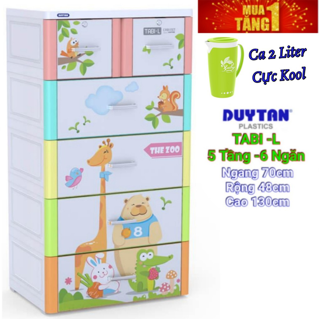 Tủ nhựa duy tân TABI-L CÚN CON