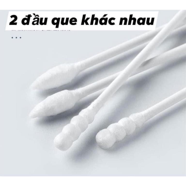 [FREESHIP] Hộp 200 Chiếc Tăm Bông Ngoáy Tai 2 Đầu