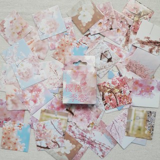 Hộp 46 miếng sticker mẫu sakura love