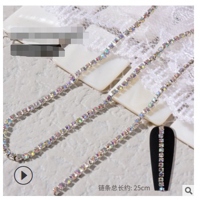 Xích Làm Nail , Set Xích Trang Trí Nail dài khoảng 20-25cm a