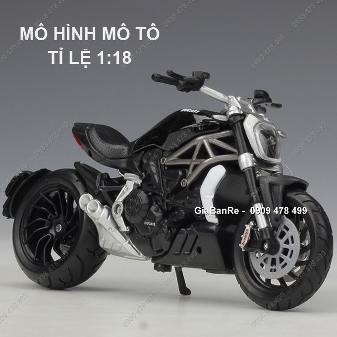 Xe Mô Hình Moto Ducati X Diavel Tỉ Lệ 1:18 - Bburago - 8808
