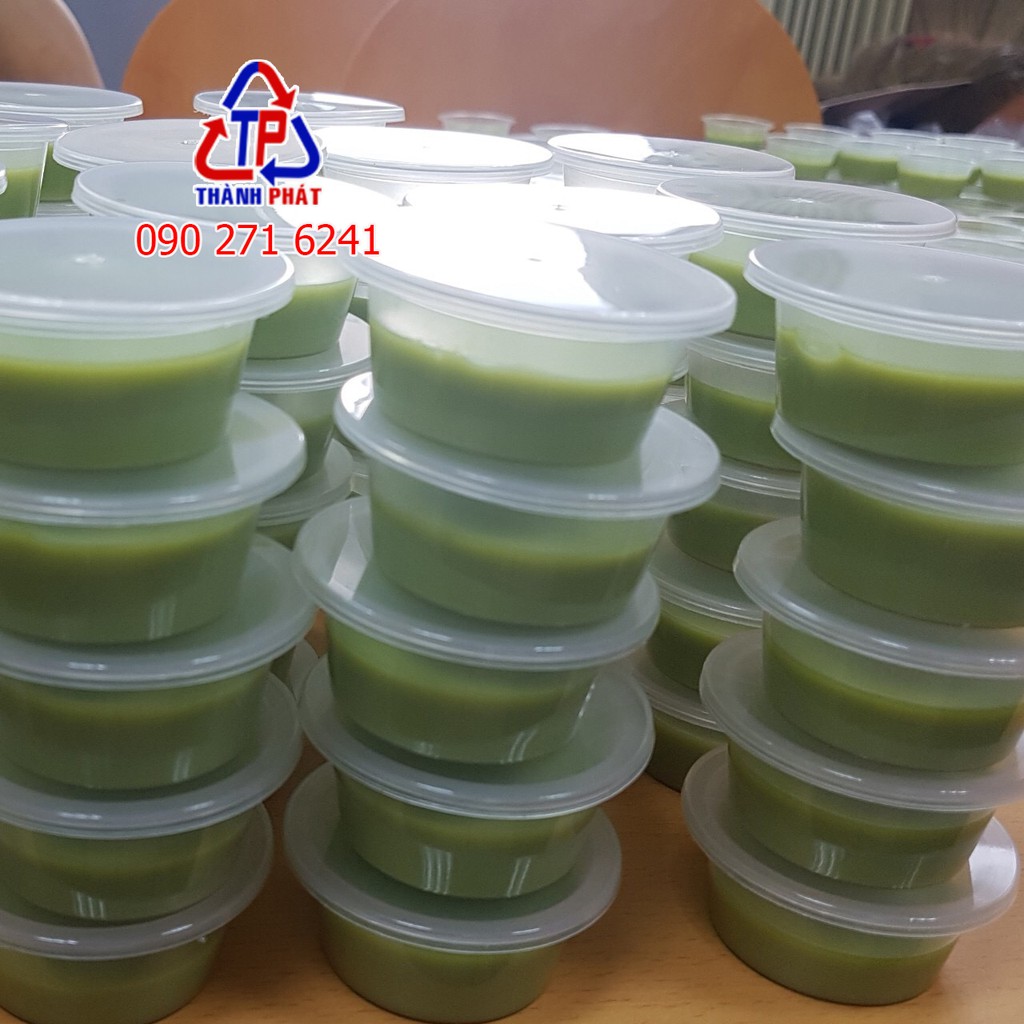 100 Hộp bánh Flan 90ml - Hộp đựng bánh flan - panna cotta - nước chấm