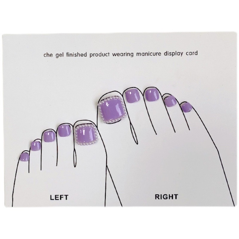 Nail Box Giấy Gắn Móng Up Giả Thiết Kế