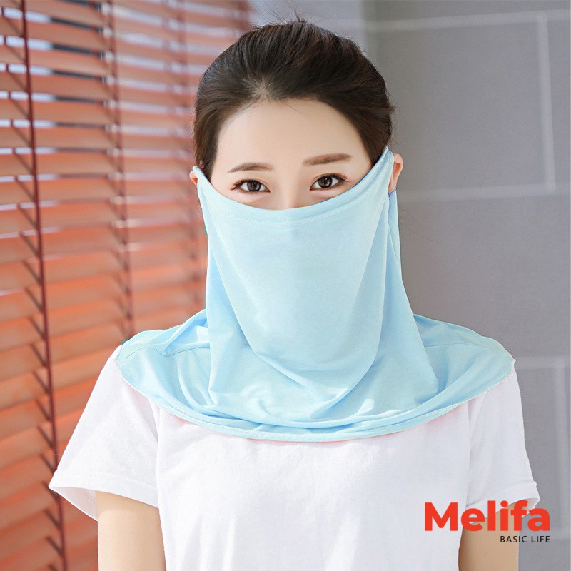 Khăn trùm mặt chống nắng, bảo vệ mặt và cổ vai chống tia UV hiệu quả chất liệu cotton mã K0159 | BigBuy360 - bigbuy360.vn