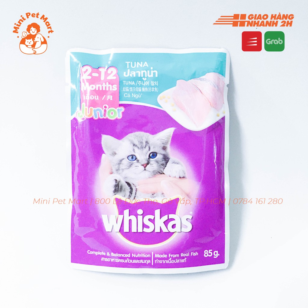 Pate cho mèo con WHISKAS 85g