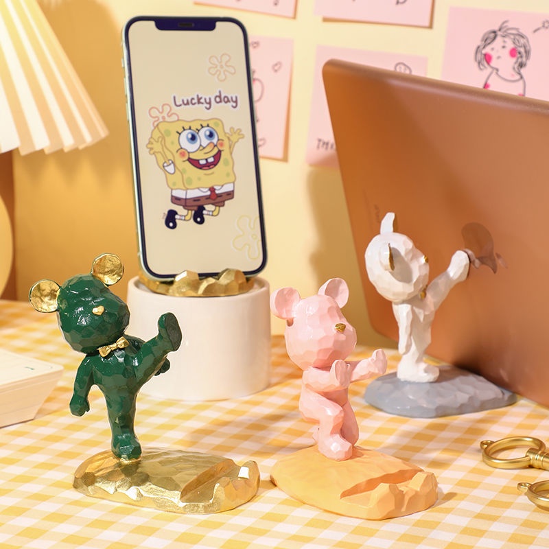 Giá Đỡ Điện Thoại/Máy Tính Bảng Hình Gấu Dễ Thương Sáng Tạo