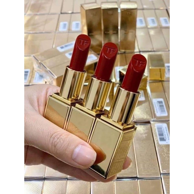 Son TF vỏ vàng Scarlet Rouge 16 Màu Đỏ Tươi