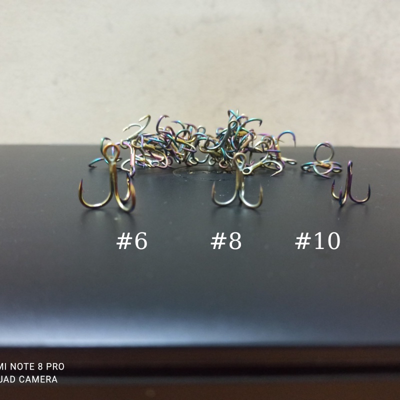 Lưỡi bkk 3x lưỡi độ lure TITAN 7 màu lưỡi độ mồi giả