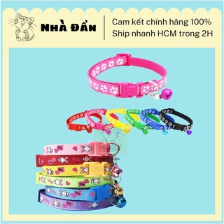 Vòng đeo cổ chuông chó mèo (họa tiết)