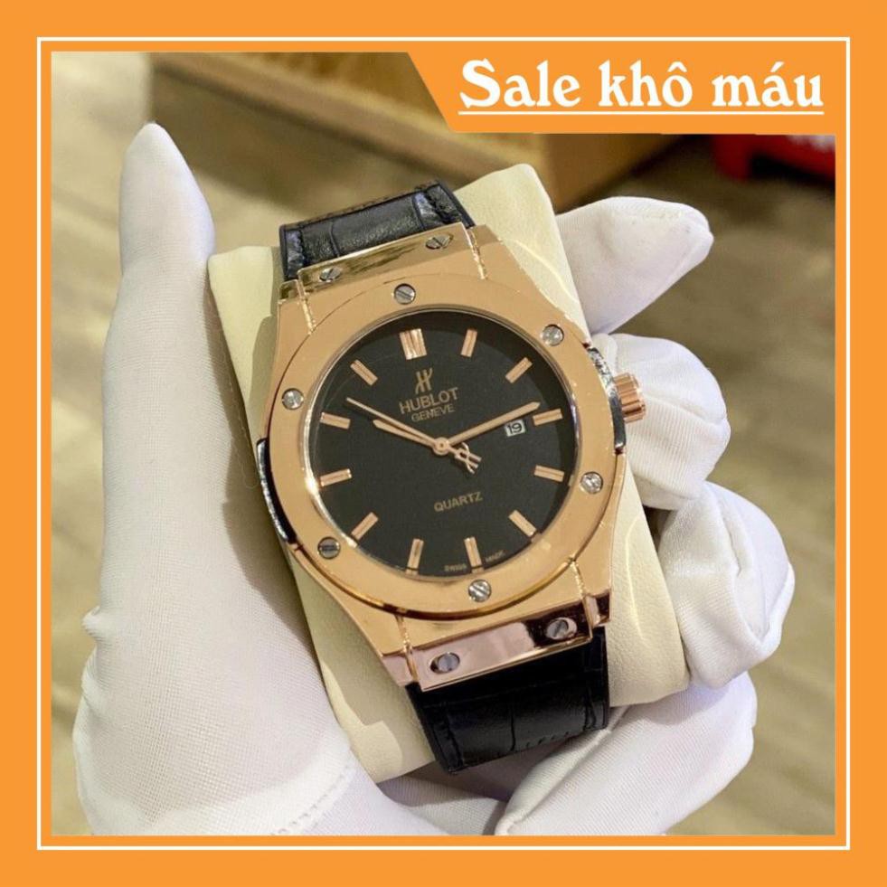 (Bảo hành 12 tháng) Đồng hồ nam Hublot - máy pin - Hàng có bảo hành 12 tháng DH201 fullbox - Hulo | BigBuy360 - bigbuy360.vn