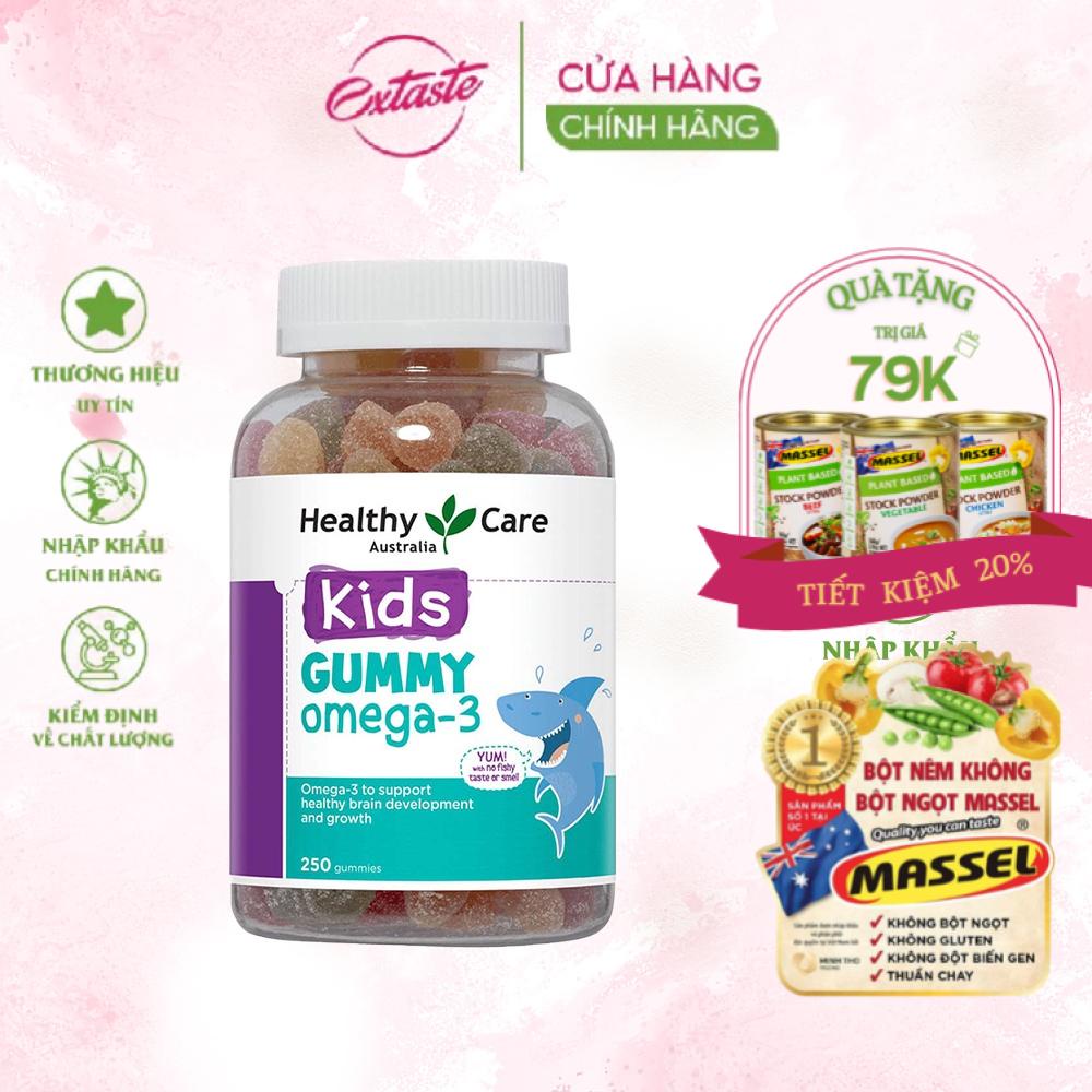 Kẹo dẻo bổ mắt Healthy Care Kids Gummy Omega 3 phát triển trí não cho trẻ từ 2 tuổi 250 viên